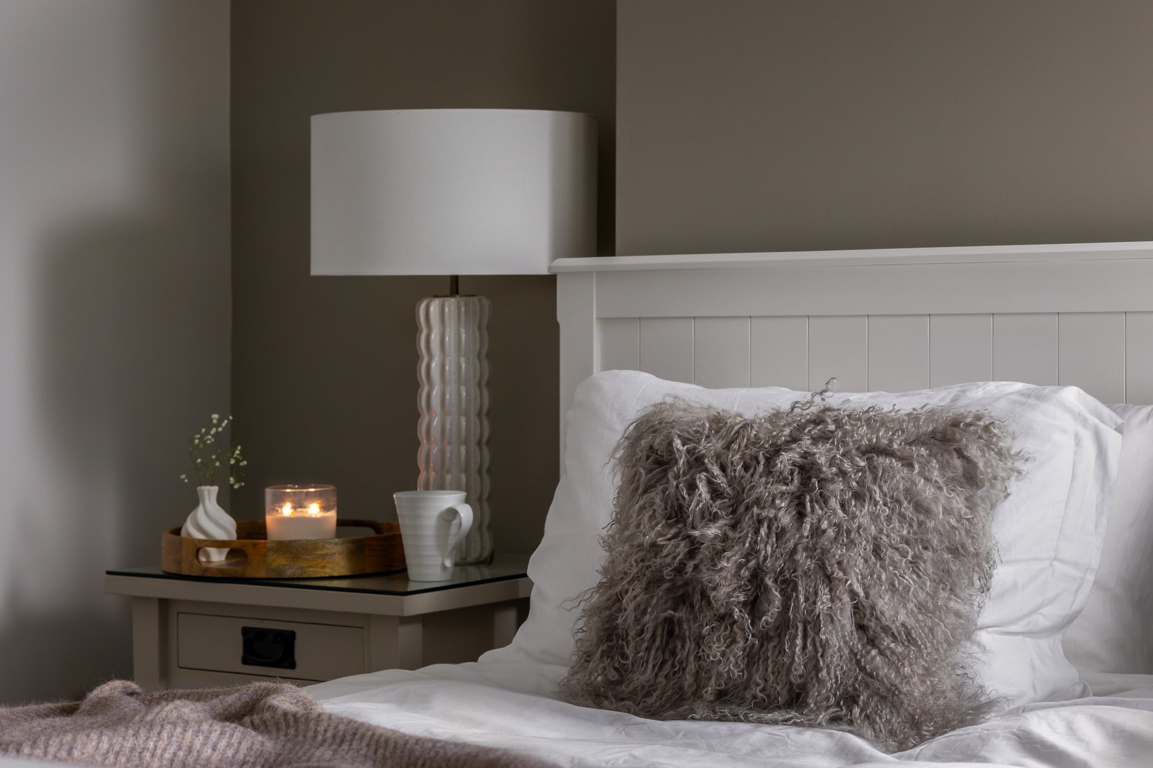 MONGOLIAN SHEEPSKIN CUSHIONS
