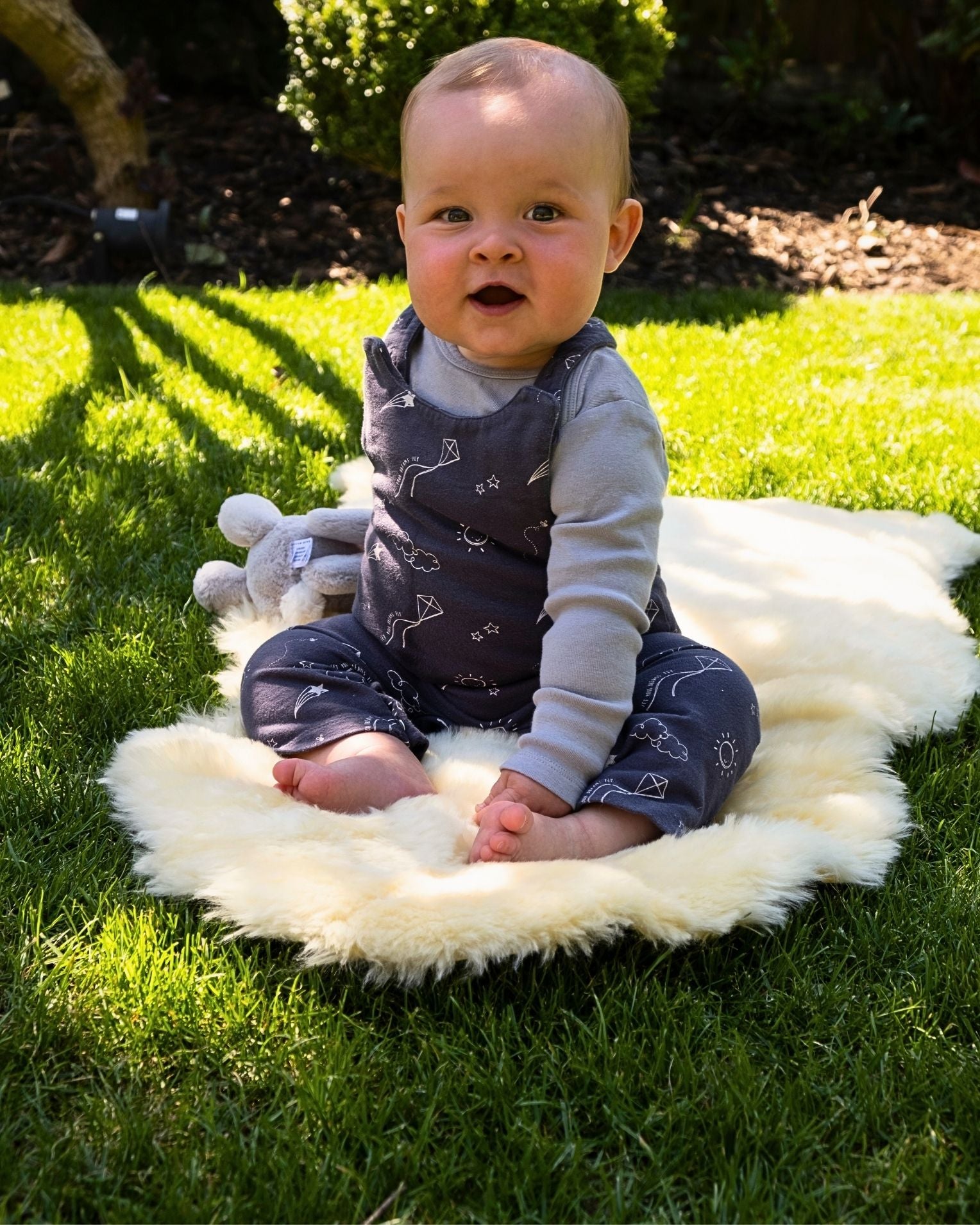Baby Sheepskin Rug - Natural - 85cm x 48cm