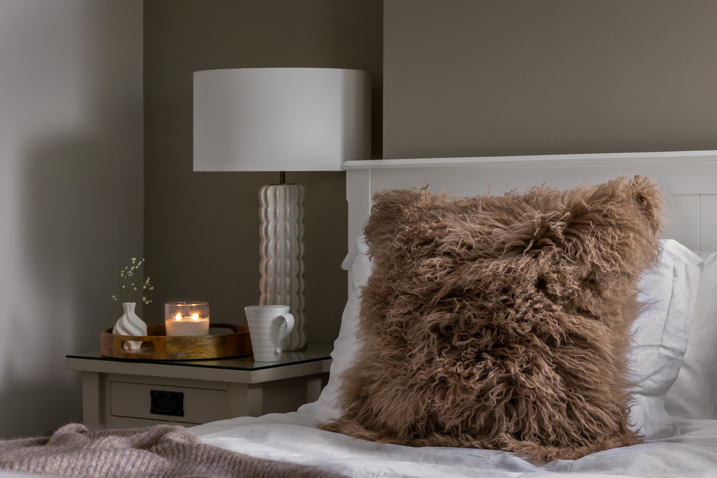 MONGOLIAN SHEEPSKIN CUSHION COVERS - Naturally Sheepskins