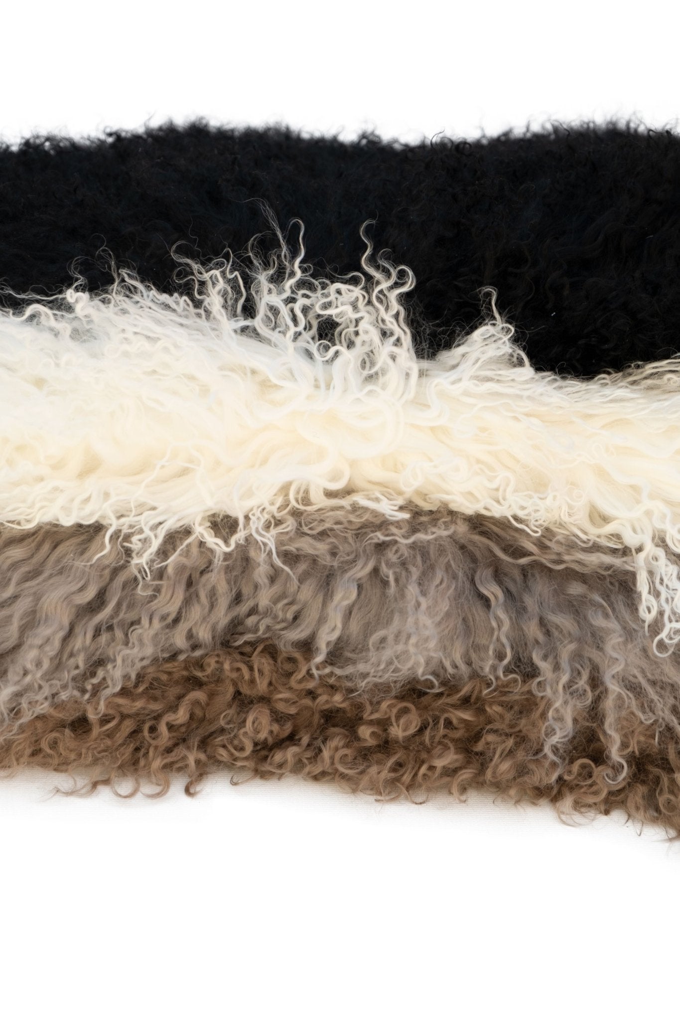 100% Natural Sheepskin Mongolian Double Rugs - Naturally Sheepskins