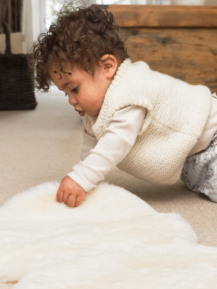baby sheepskin rug