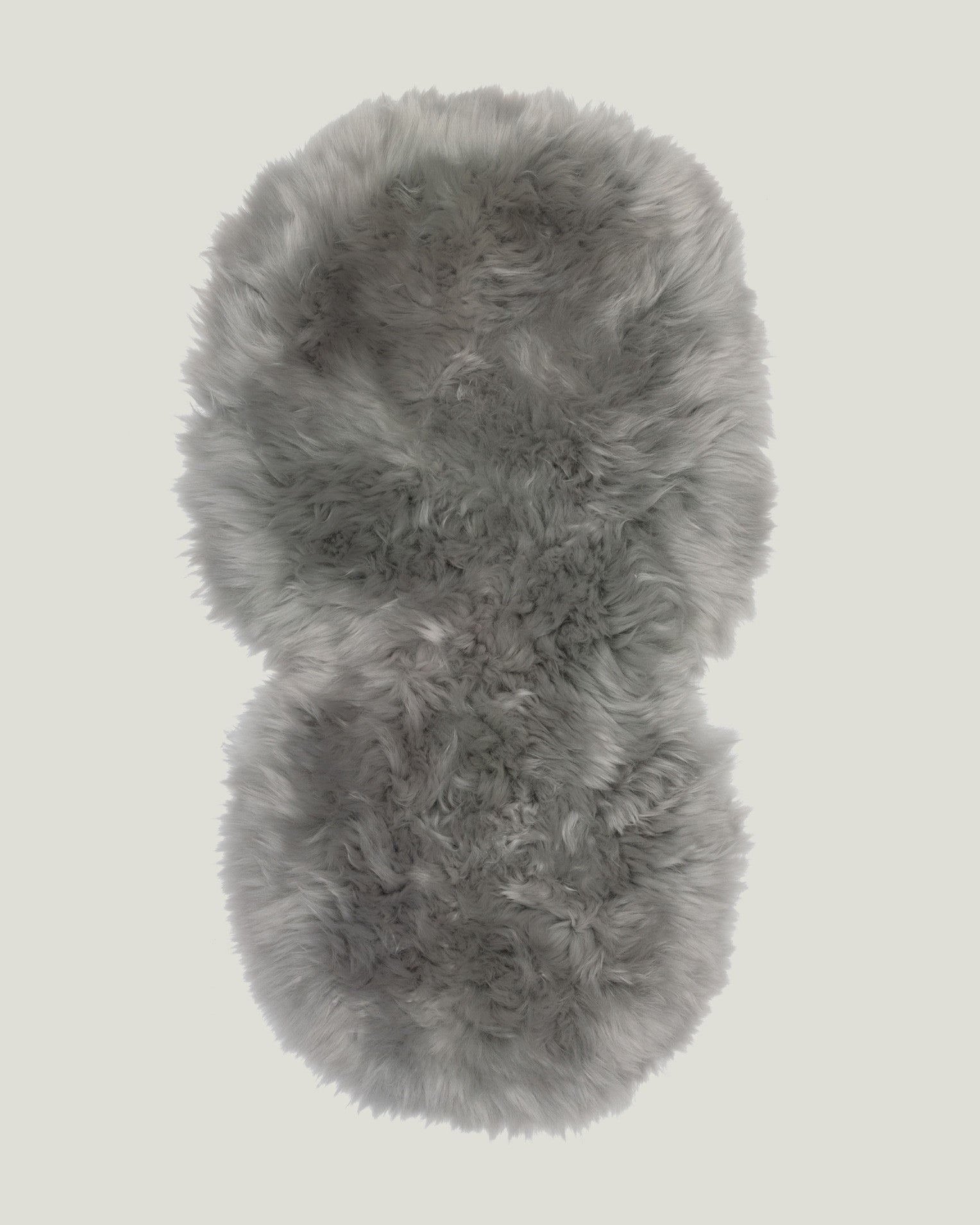 Deluxe pram liner fluffy in grey