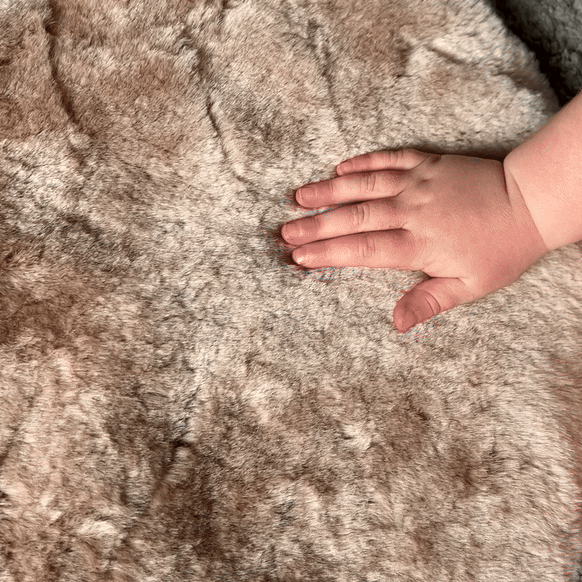 Baby Sheepskin Snuggly Pram Liner