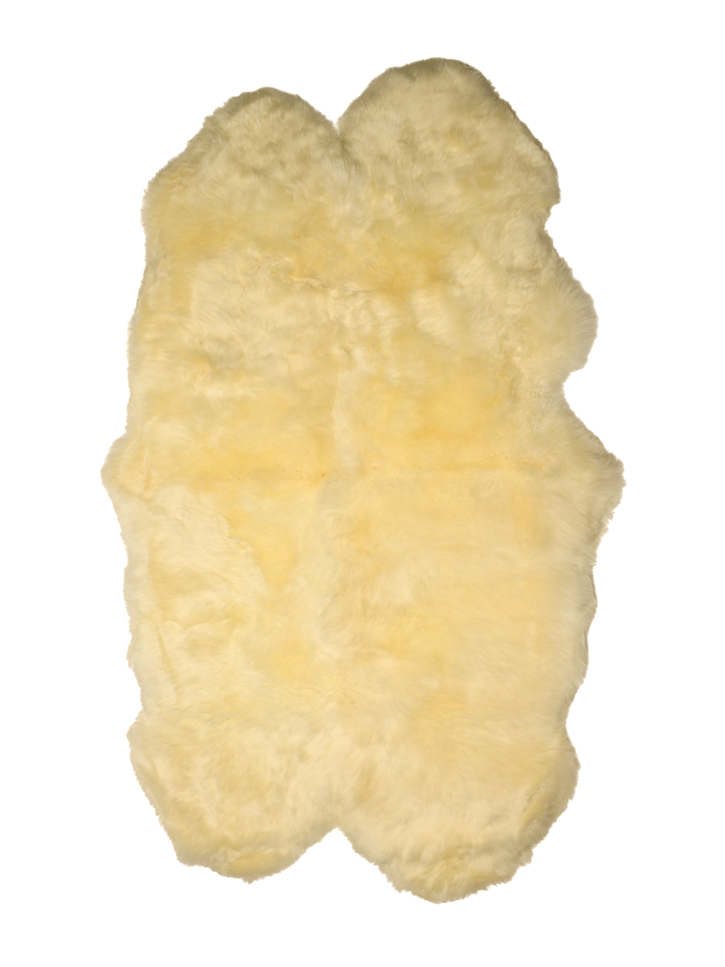 Ivory Sheepskin Quad Rug