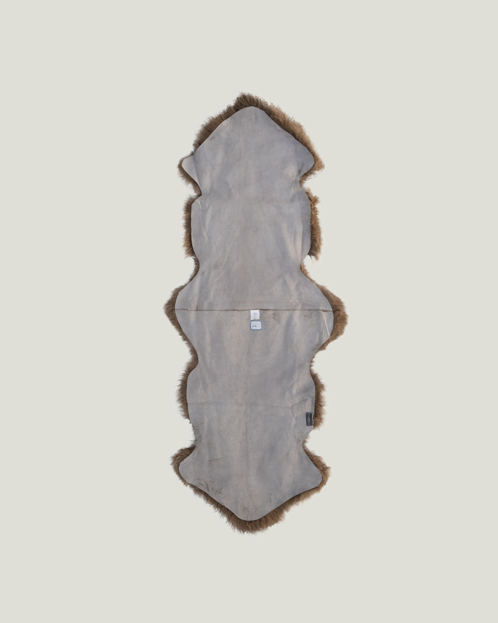 Mocha Mongolian Sheepskin Rug back