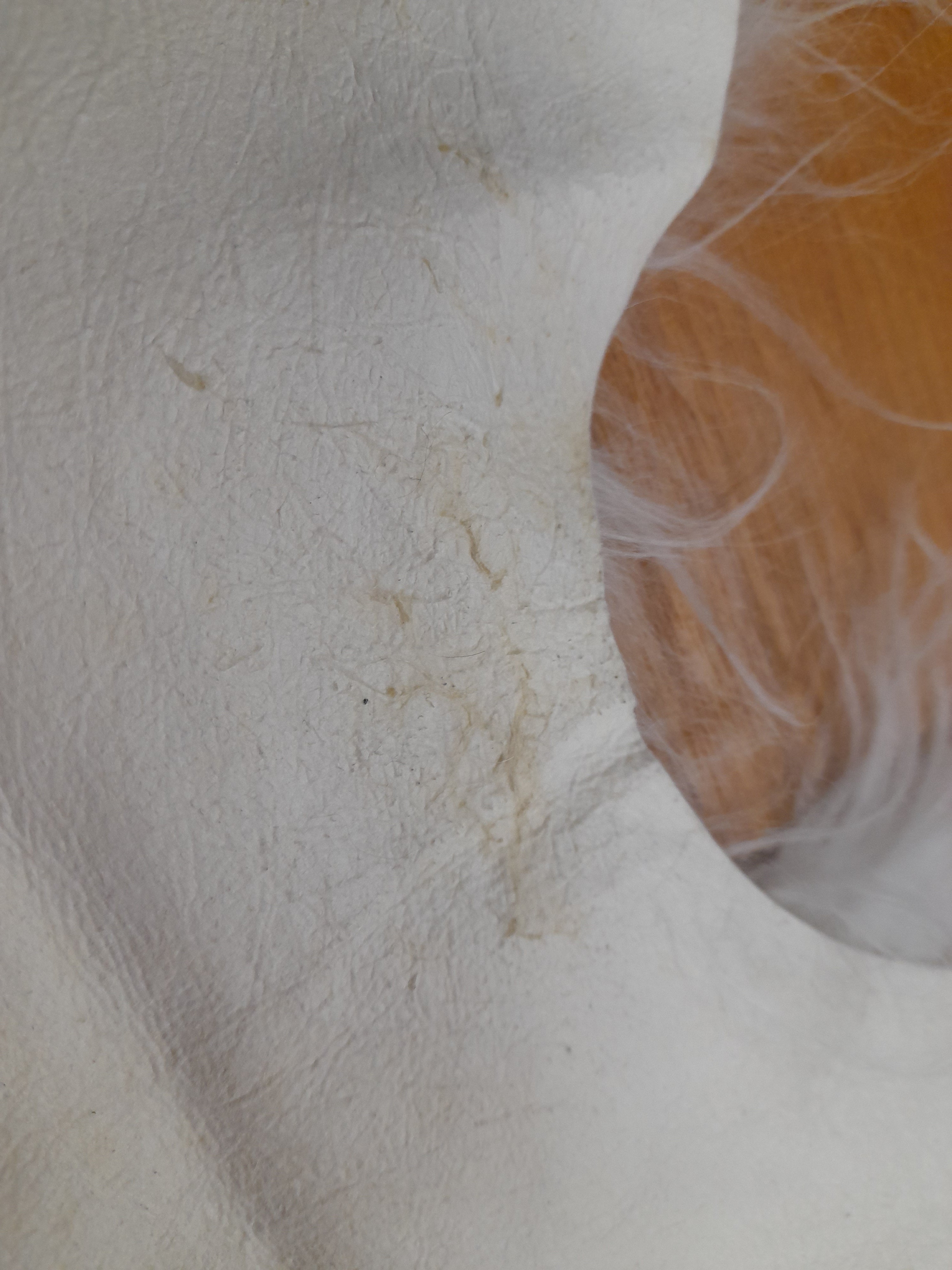 Outlet 100% Natural Sheepskin Mongolian Single Rug - 90cm x 55cm Ivory