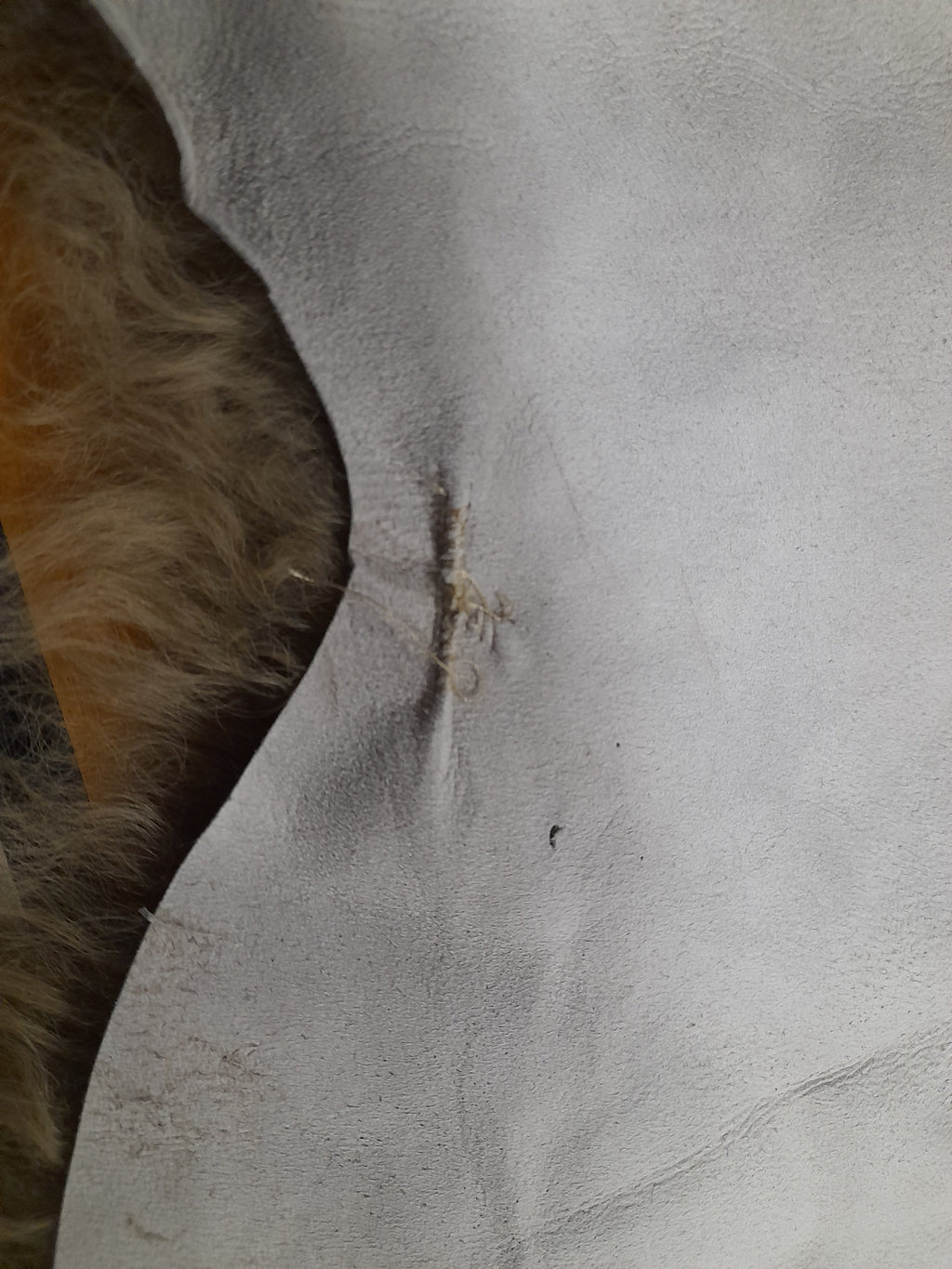 Outlet 100% Natural Sheepskin Mongolian Double Rug - 180cm x 55cm Mocha