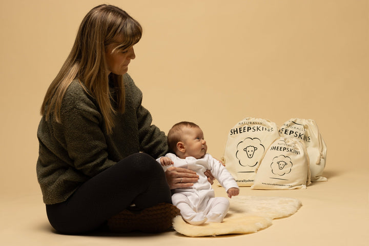baby sheepskin rug