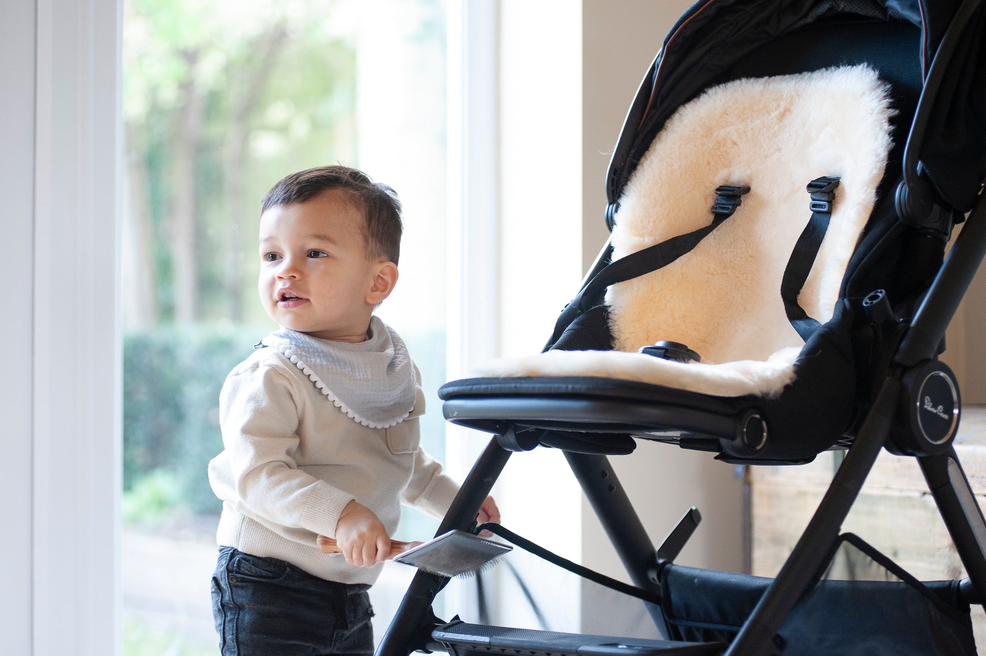 sheepskin pram liner snuggler