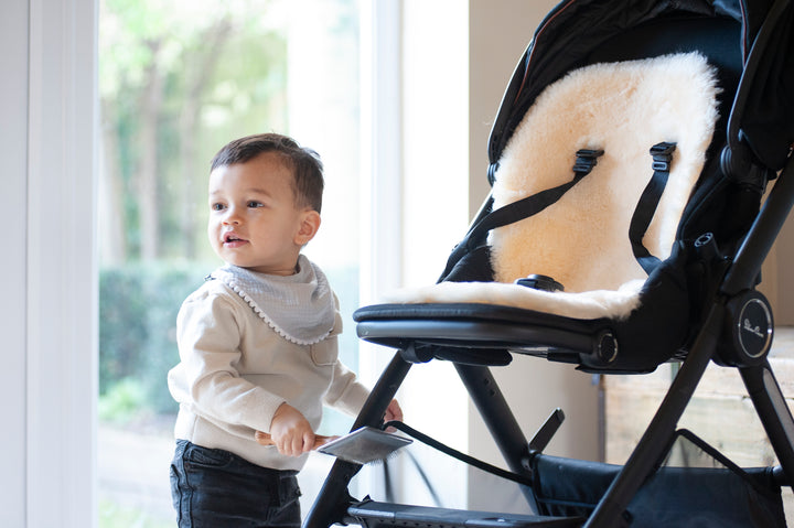 sheepskin pram liner snuggler