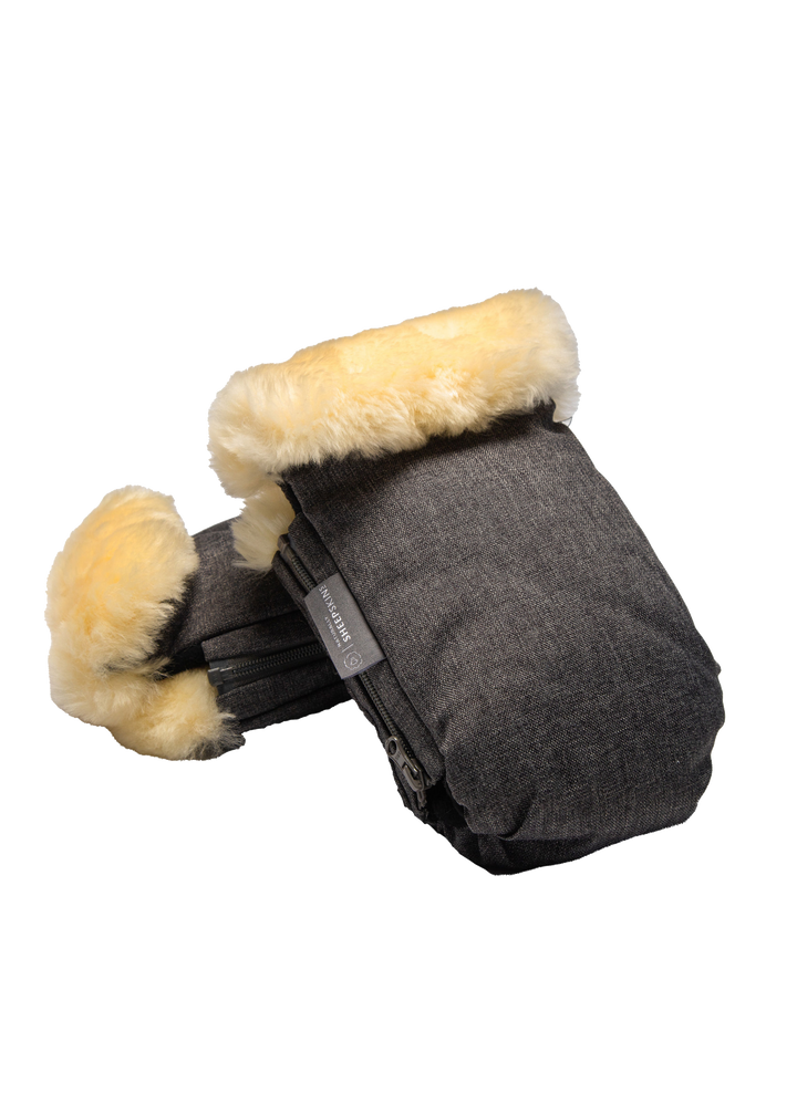 hand mitts grey