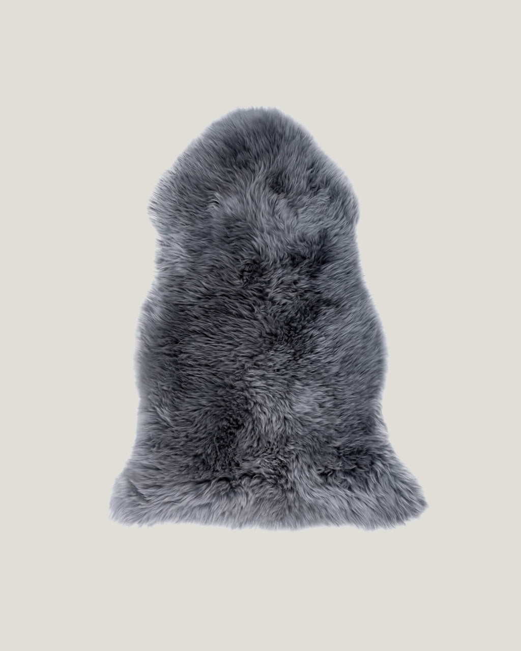 Silver Grey Single Sheepskin rug