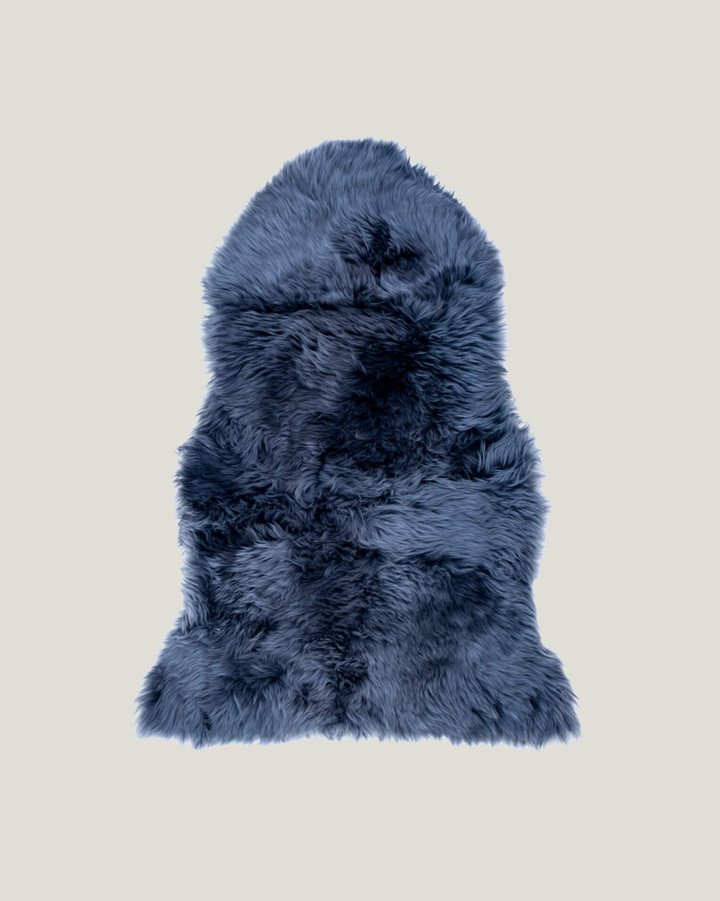 Steel Grey Single Sheepskin rug