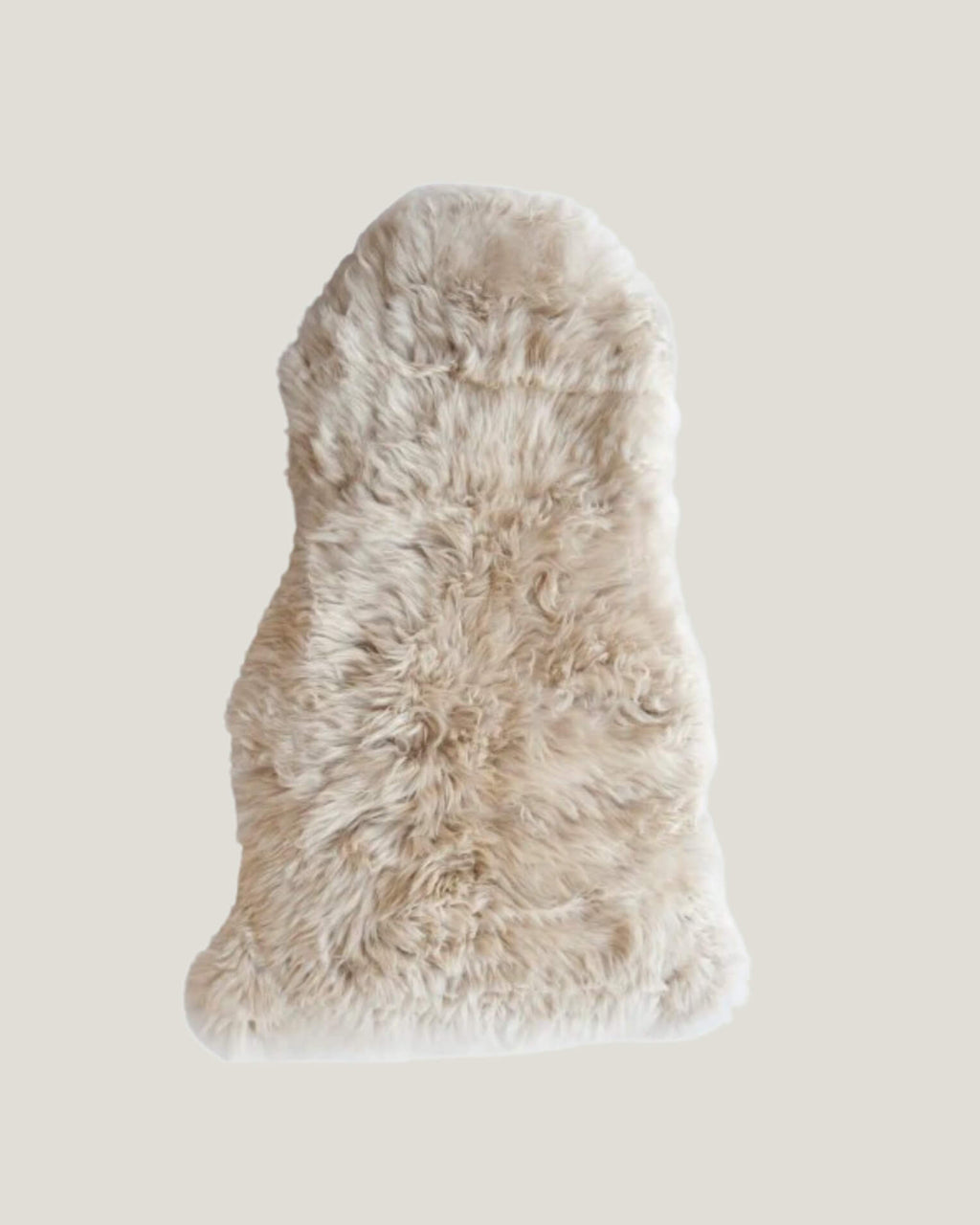 Stone Single Sheepskin rug 