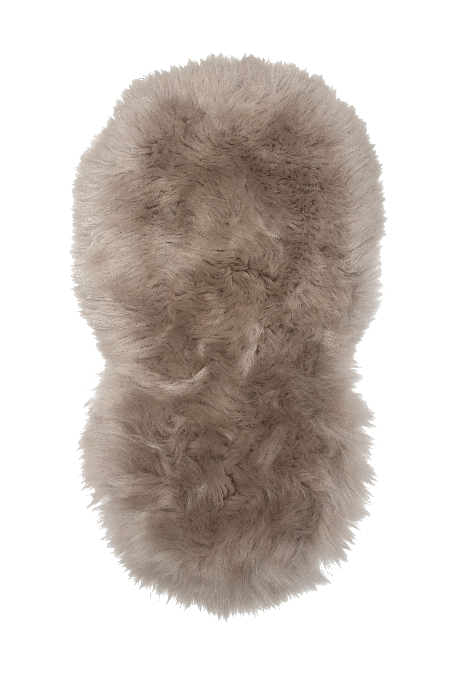deluxe baby sheepskin pramliner taupe