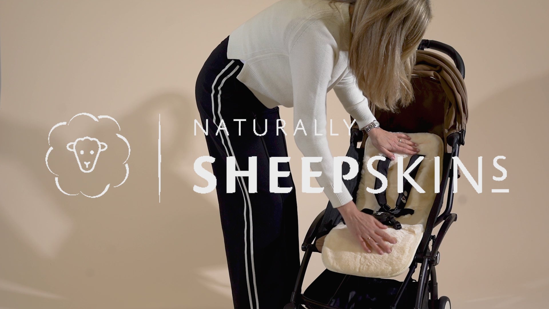 video how to install sheepskin original pram liner