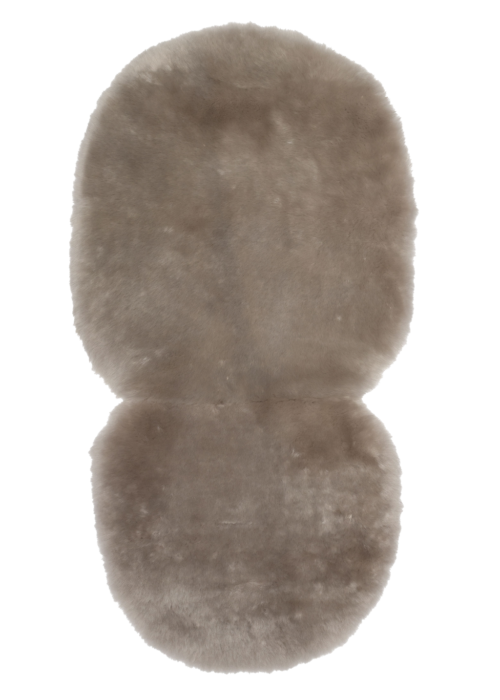 sheepskin shorn taupe pramliner