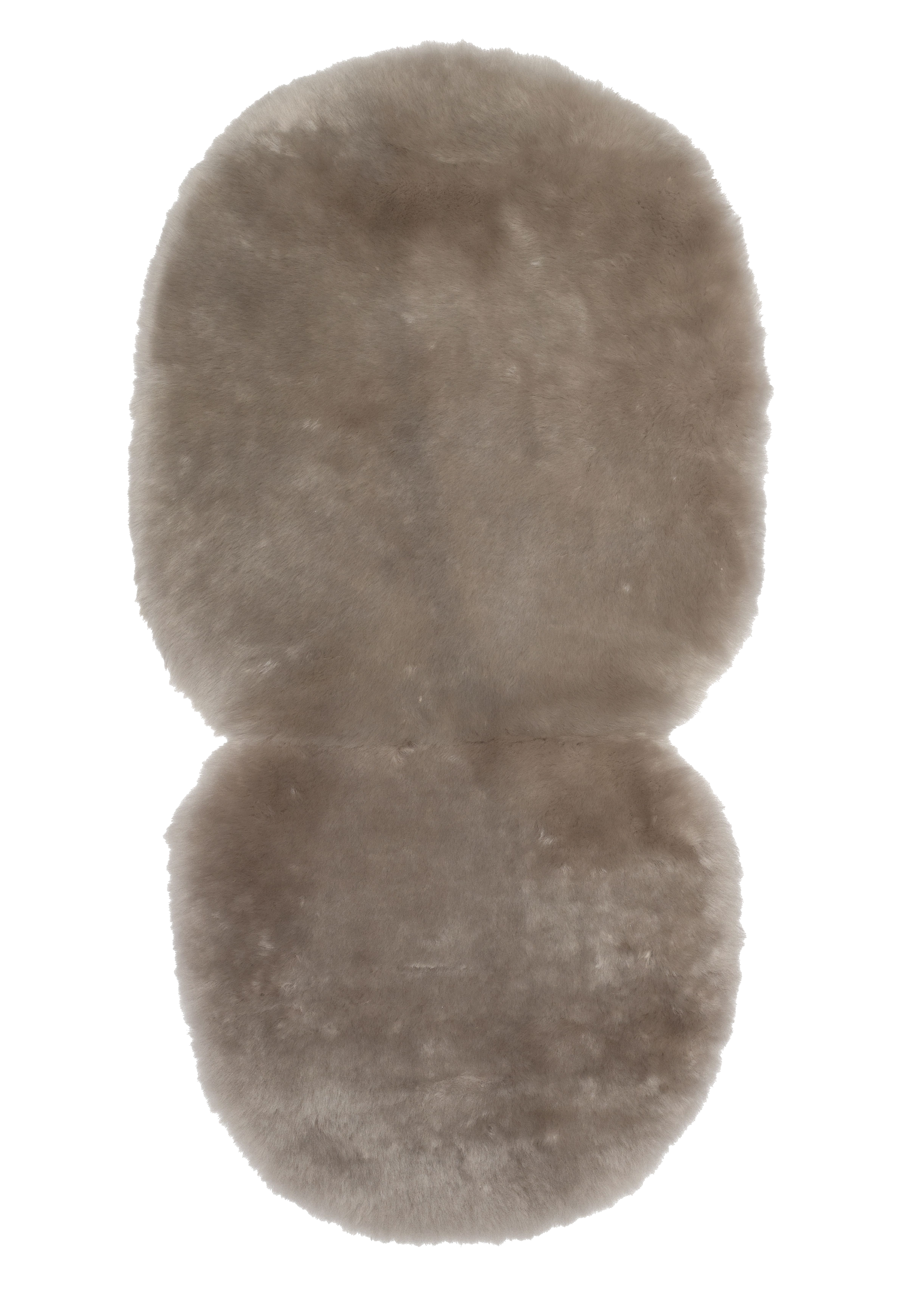 sheepskin shorn taupe pramliner