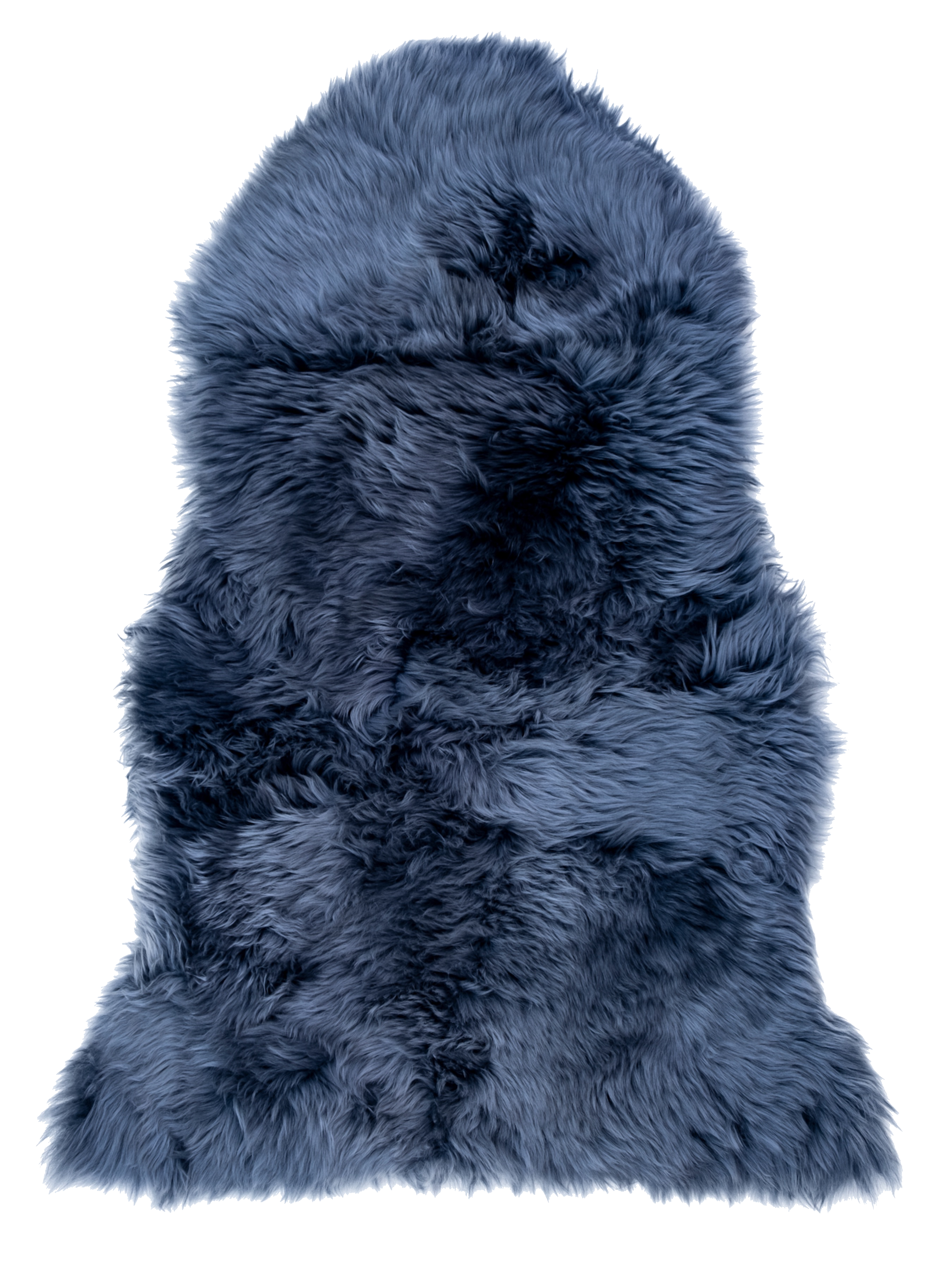 steel grey sheepskin rug